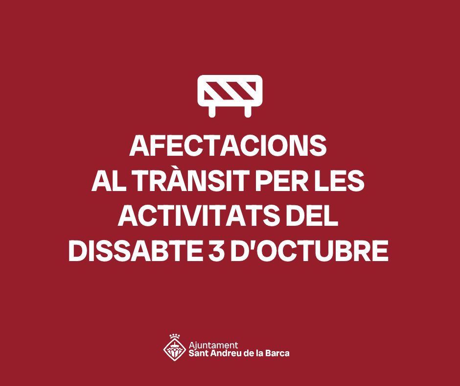 Imatge de la notícia: Afectacions a la mobilitat aquest dissabte per la celebració de diferents actes